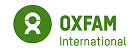Oxfam International logo with green icon and text.