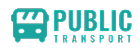 Public Transport logo with bus icon and text