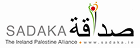 SADAKA The Ireland Palestine Alliance logo with English and Arabic text